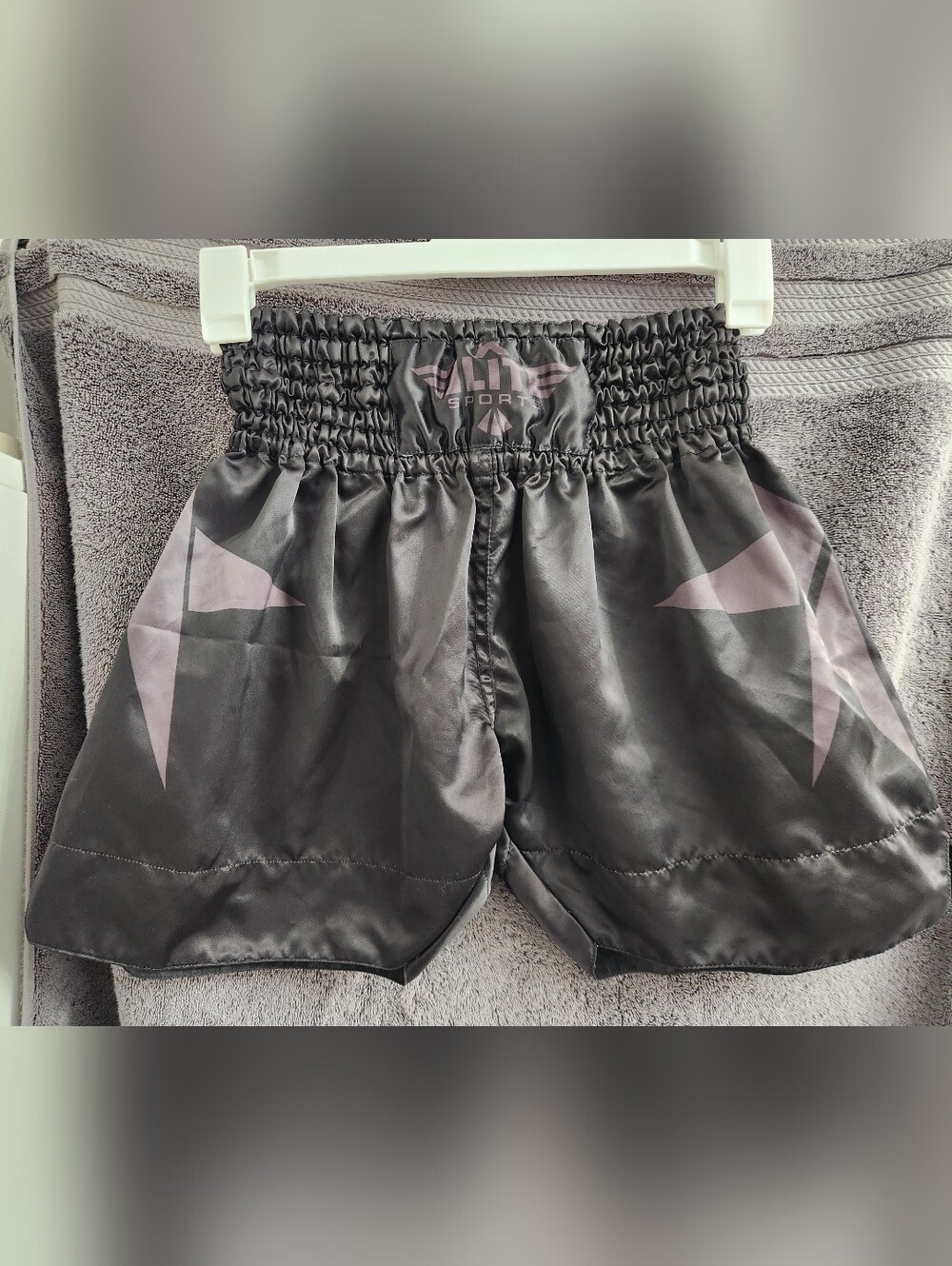 Elite Sports Black Boxing Shorts